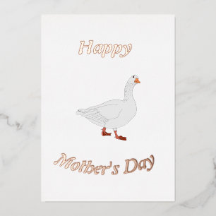 Mama Goose Muttertags-Folie-Karte Folien Feiertagskarte