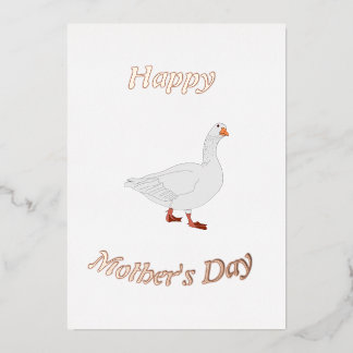 Mama Goose Muttertags-Folie-Karte Folien Feiertagskarte