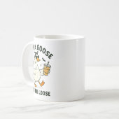 Mama Goose On The Loose Funny Mom Goose Graphic Kaffeetasse (Vorderseite Links)