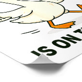 Mama Goose On The Loose Funny Mom Goose Graphic  Poster (Ecke)