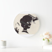 Mama got einen brandneuen Kamm Große Wanduhr (Zuhause)