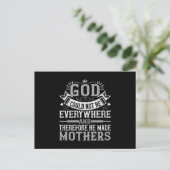 Mama - Gott kann nicht überall sein Postkarte (Stehend Vorderseite)