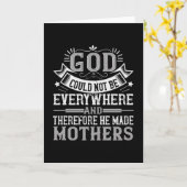 Mama - Gott konnte nicht überall Karte (Gelbe Blume)