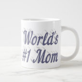 Mama graue Halbtext Riesenkaffee Tasse (Rechts)