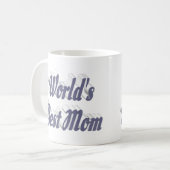 Mama graue Halbtypografie Mütter Tag Kaffeetasse (Vorderseite Links)