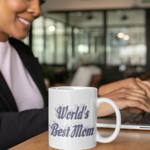 Mama graue Halbtypografie Mütter Tag Kaffeetasse