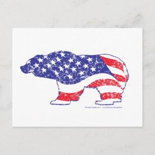 Mama Grizzles holt Land zurück Postkarte