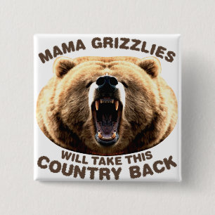 Mama Grizzlies Button