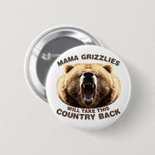 Mama Grizzlies Button (Vorne & Hinten)