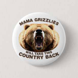 Mama Grizzlies Button