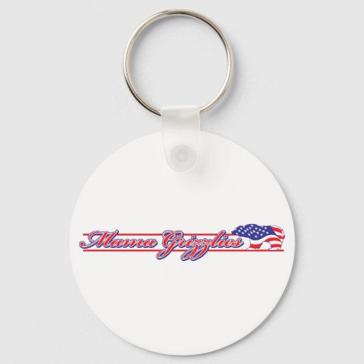 Mama Grizzlies Schlüsselanhänger (Vorderseite)