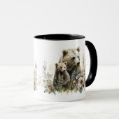 Mama Grizzly und Cub Tasse (VorderseiteRechts)