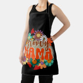 Mama Groovy Floral, Retro Vintage Mama Schürze (InSitu)