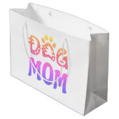 Mama Große Geschenktüte (Rückseite Schrägansicht)