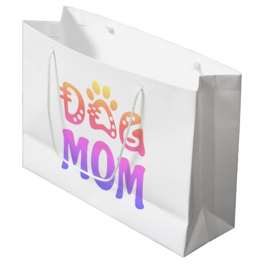 Mama Große Geschenktüte (Vorderseite Schrägansicht)