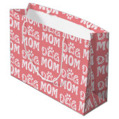 Mama Große Geschenktüte (Rückseite Schrägansicht)