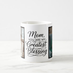 Mama größtes Geschenk herzliches Foto Minimalistis Kaffeetasse