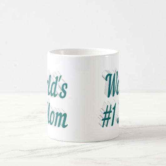 Mama Grün Halbtext Kaffee Tasse (Mittel)