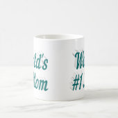 Mama Grün Halbtext Mütter Tag Kaffeetasse (Mittel)