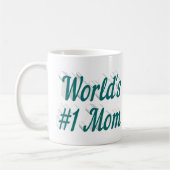 Mama Grün Halbtext Mütter Tag Kaffeetasse (Links)