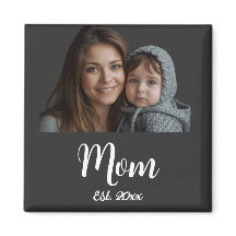 Mama Gründungjahr Schwarz Moderne Schriftart