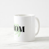 Mama grünes Blatt Kaffeetasse (VorderseiteRechts)