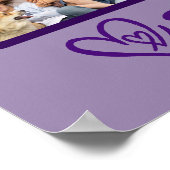 Mama Guardian Angel Wings 6 Foto Collage und Name Poster (Ecke)