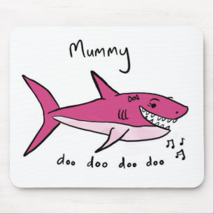 Mama-Haifisch Mousepad