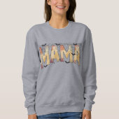 Mama Halloween Fall Theme Design Sweatshirt (Vorderseite)