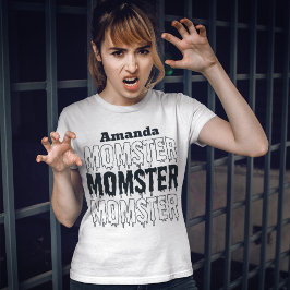 Mama Halloween Sturz unheimliche Saison Tri-Blend Shirt