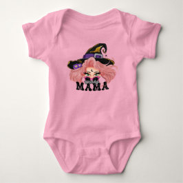 mama, Halloween, witch, baby, new born  Baby Strampler