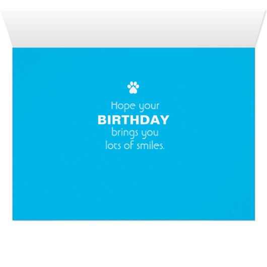 Mama Happy Birthday Labrador Dog Herz, Niedlich (Innenansicht Horizontal (Unten))