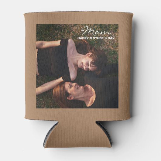 Mama-Happy Mother's Day Mein bester Freund Foto Dosenkühler (Vorderseite)