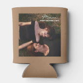 Mama-Happy Mother's Day Mein bester Freund Foto Dosenkühler (Rückseite)