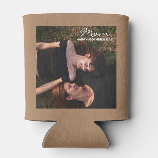 Mama-Happy Mother's Day Mein bester Freund Foto Dosenkühler (Rückseite)