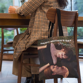 Mama-Happy Mother's Day Mein bester Freund Foto Tasche