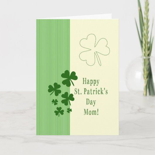 Mama Happy St. Patrick's Day Karte (Vorderseite)