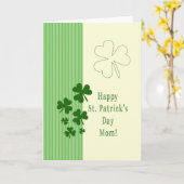 Mama Happy St. Patrick's Day Karte (Gelbe Blume)
