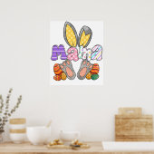 Mama-Hase (2), Retro, Vintage Poster (Küche)