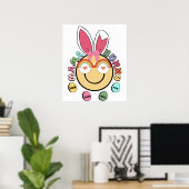 Mama-Hase (3), Retro, Vintage Poster (Heimbüro)