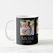 Mama hat 3 Foto Schwarze Kaffeetasse eingerichtet (Links)