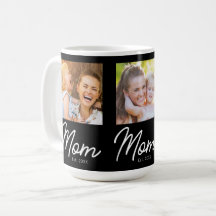 Mama hat 3 Fotos Schrift Schwarz