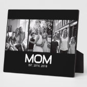 Mama hat Bold Black 3 Foto eingerichtet Fotoplatte (Seite)