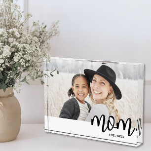 Mama hat das Geschenkfoto zum Muttertag gemacht Fotoblock