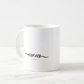 Mama hat das Skript im Jahr der Mutter etabliert Kaffeetasse (Vorderseite Links)
