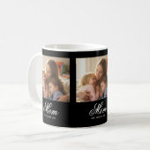 Mama hat drei Foto-Mutterschaftsgeschichte Kaffeetasse (Vorderseite Links)