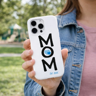 Mama hat ein doppeltes, verschachteltes blaues Her iPhone 16 Pro Max Hülle