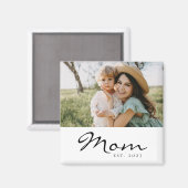 Mama hat ein Foto-Geschenk etabliert Magnet (Vorderseite/Rückseite)