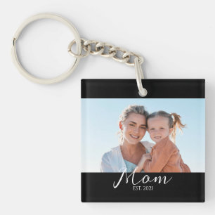Mama hat ein Fotogeschenk bekommen Schlüsselanhänger