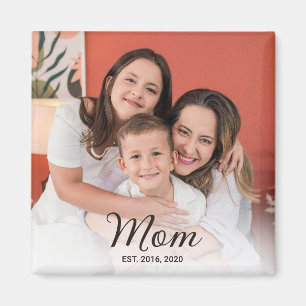 Mama hat ein Fotogeschenk eingerichtet Magnet